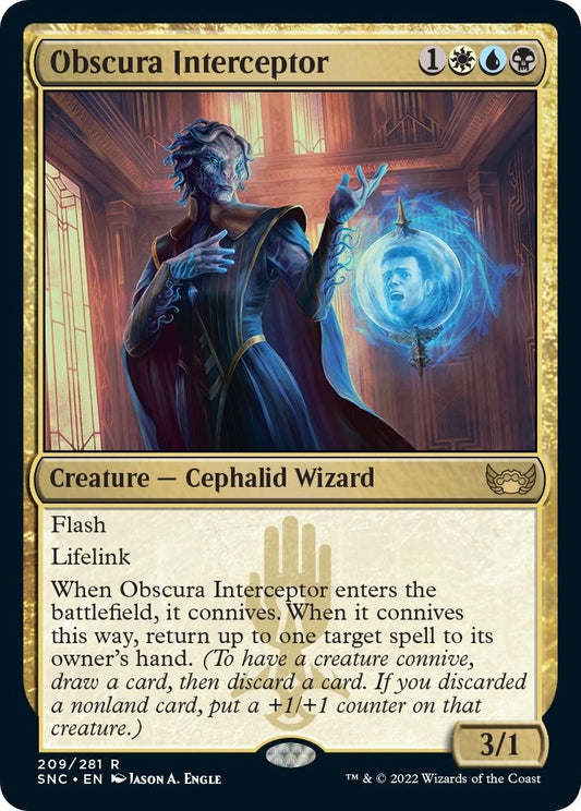 Image for Obscura Interceptor (209) (Streets of New Capenna) - Magic: The Gathering