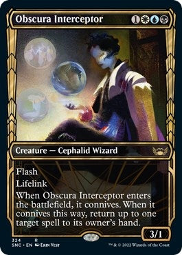 Image for Obscura Interceptor (Showcase) (324) (Streets of New Capenna) - Magic: The Gathering