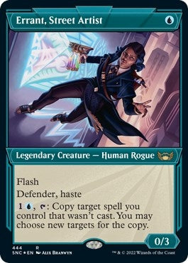 Image for Errant, Street Artist (Showcase) (Foil Etched) (444) (Streets of New Capenna) - Magic: The Gathering