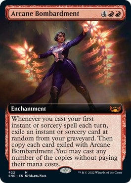Arcane Bombardment (Extended Art) (422) (Streets of New Capenna)
