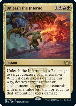 Image for Unleash the Inferno (229) (Streets of New Capenna) - Magic: The Gathering