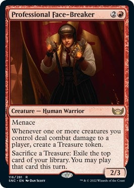 Image for Professional Face-Breaker (116) (Streets of New Capenna) - Magic: The Gathering