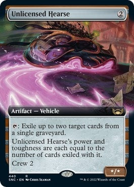 Unlicensed Hearse (Extended Art) (440) (Streets of New Capenna)