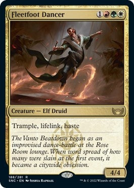 Image for Fleetfoot Dancer (188) (Streets of New Capenna) - Magic: The Gathering
