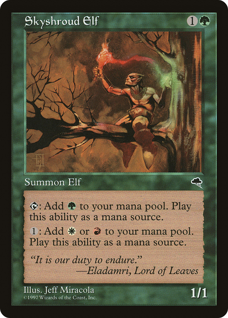 Skyshroud Elf (255) (TMP)