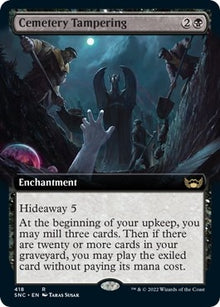 Image for Cemetery Tampering (Extended Art) (418) (Streets of New Capenna) - Magic: The Gathering