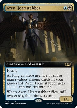 Aven Heartstabber (Extended Art) (433) (Streets of New Capenna)