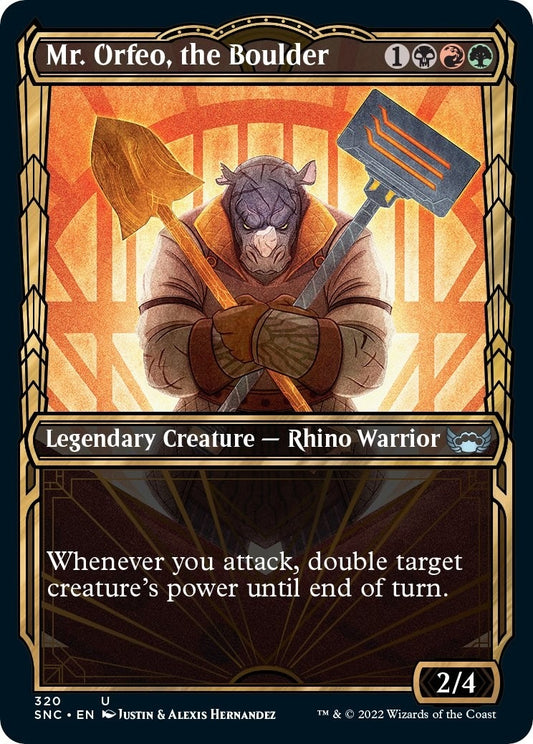 Image for Mr. Orfeo, the Boulder (Showcase) (320) (Streets of New Capenna) - Magic: The Gathering