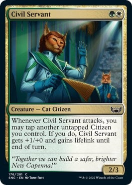 Image for Civil Servant (176) (Streets of New Capenna) - Magic: The Gathering
