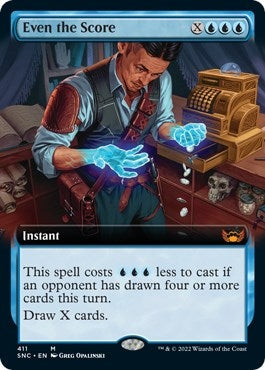 Even the Score (Extended Art) (411) (Streets of New Capenna)