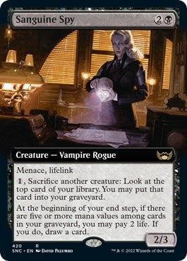 Sanguine Spy (Extended Art) (420) (Streets of New Capenna)