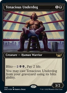 Image for Tenacious Underdog (Showcase) (Foil Etched) (445) (Streets of New Capenna) - Magic: The Gathering