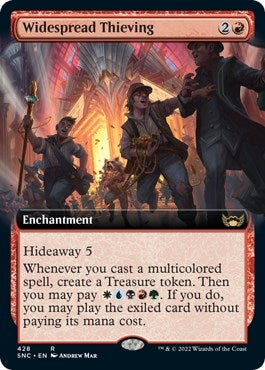 Widespread Thieving (Extended Art) (428) (Streets of New Capenna)