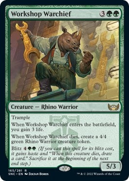 Image for Workshop Warchief (165) (Streets of New Capenna) - Magic: The Gathering