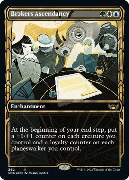 Image for Brokers Ascendancy (Gilded Foil) (362) (Streets of New Capenna) - Magic: The Gathering