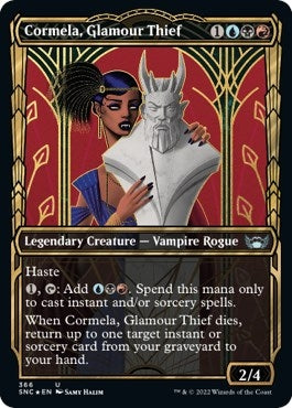Image for Cormela, Glamour Thief (Gilded Foil) (366) (Streets of New Capenna) - Magic: The Gathering