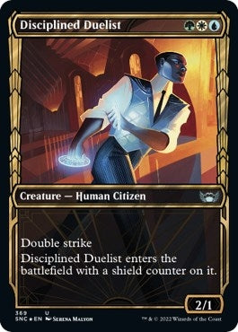Disciplined Duelist (Gilded Foil) (369) (Streets of New Capenna)