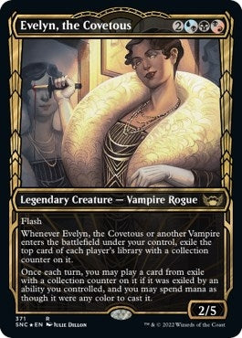 Image for Evelyn, the Covetous (Gilded Foil) (371) (Streets of New Capenna) - Magic: The Gathering