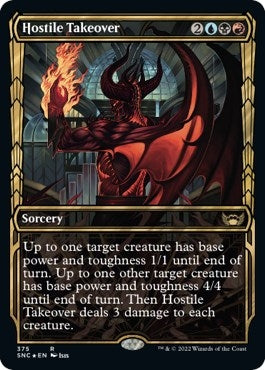 Hostile Takeover (Gilded Foil) (375) (Streets of New Capenna)