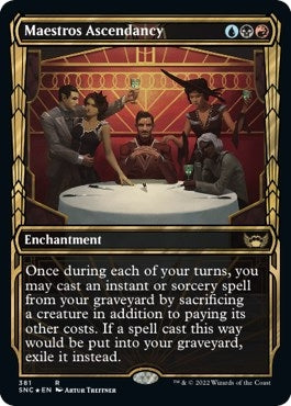 Image for Maestros Ascendancy (Gilded Foil) (381) (Streets of New Capenna) - Magic: The Gathering