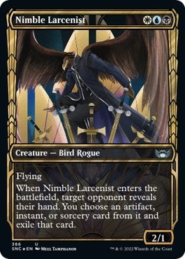 Image for Nimble Larcenist (Gilded Foil) (386) (Streets of New Capenna) - Magic: The Gathering