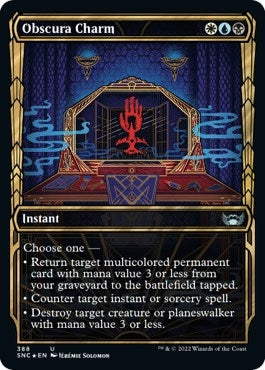 Obscura Charm (Gilded Foil) (388) (Streets of New Capenna)