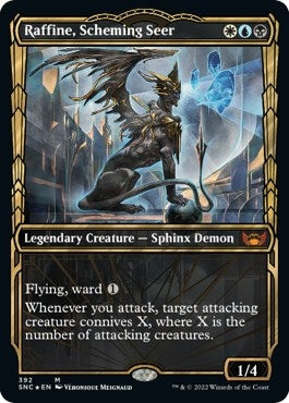 Image for Raffine, Scheming Seer (Gilded Foil) (392) (Streets of New Capenna) - Magic: The Gathering
