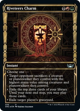 Image for Riveteers Charm (Gilded Foil) (396) (Streets of New Capenna) - Magic: The Gathering