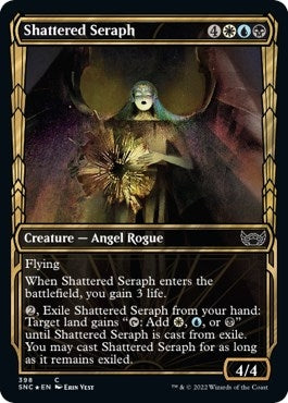 Shattered Seraph (Gilded Foil) (398) (Streets of New Capenna)