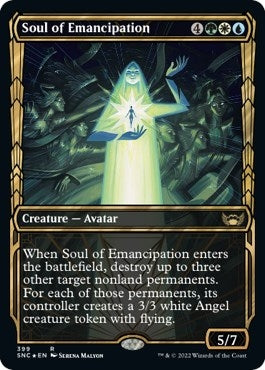 Image for Soul of Emancipation (Gilded Foil) (399) (Streets of New Capenna) - Magic: The Gathering