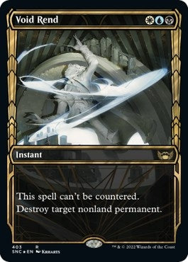 Image for Void Rend (Gilded Foil) (403) (Streets of New Capenna) - Magic: The Gathering