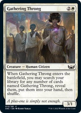 Gathering Throng (13) (Streets of New Capenna)