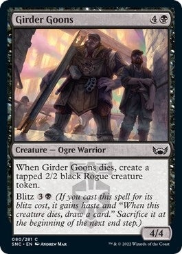 Image for Girder Goons (80) (Streets of New Capenna) - Magic: The Gathering