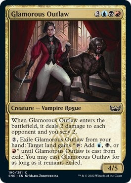 Image for Glamorous Outlaw (190) (Streets of New Capenna) - Magic: The Gathering