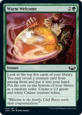 Image for Warm Welcome (164) (Streets of New Capenna) - Magic: The Gathering
