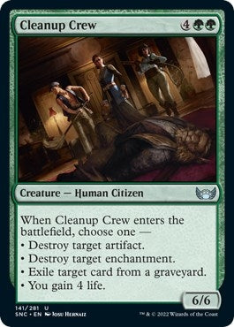 Image for Cleanup Crew (141) (Streets of New Capenna) - Magic: The Gathering