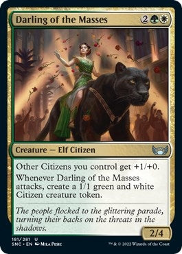 Image for Darling of the Masses (181) (Streets of New Capenna) - Magic: The Gathering