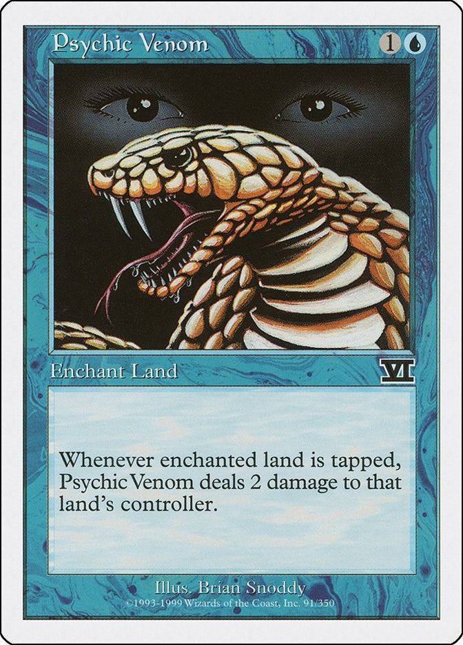 Psychic Venom (91) (Classic Sixth Edition)