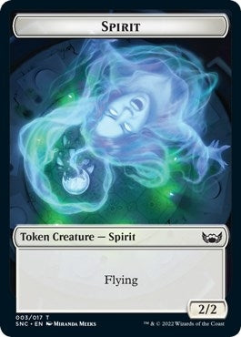 Image for Spirit Token (3) (Streets of New Capenna) - Magic: The Gathering
