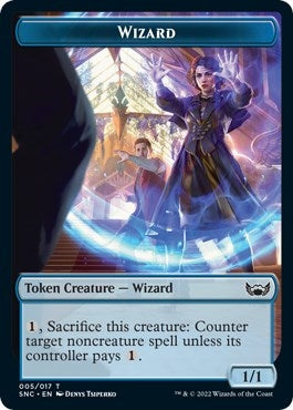Image for Wizard Token (5) (Streets of New Capenna) - Magic: The Gathering