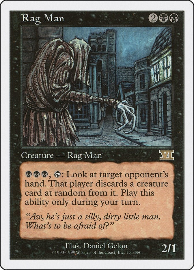 Image for Rag Man (151) (Classic Sixth Edition) - Magic: The Gathering