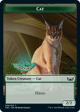 Cat // Wizard Double-Sided Token (9 // 5) (Streets of New Capenna)