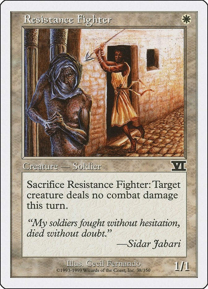 Resistance Fighter (38) (Classic Sixth Edition)