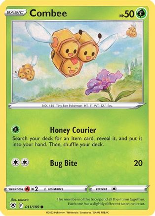 Combee 011/189  SWSH10 Astral Radiance - Common