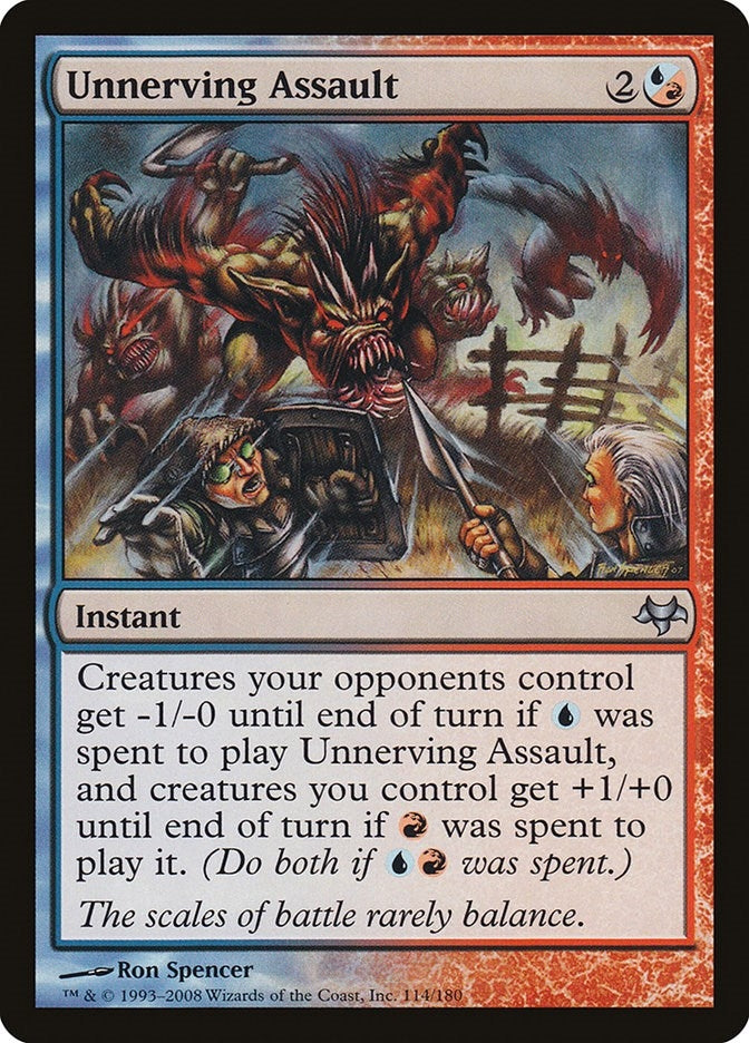Image for Unnerving Assault (114) (EVE) - Magic: The Gathering