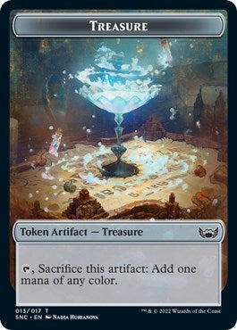 Image for Treasure (013) // Fish Double-Sided Token (13 // 4) (Streets of New Capenna) - Magic: The Gathering