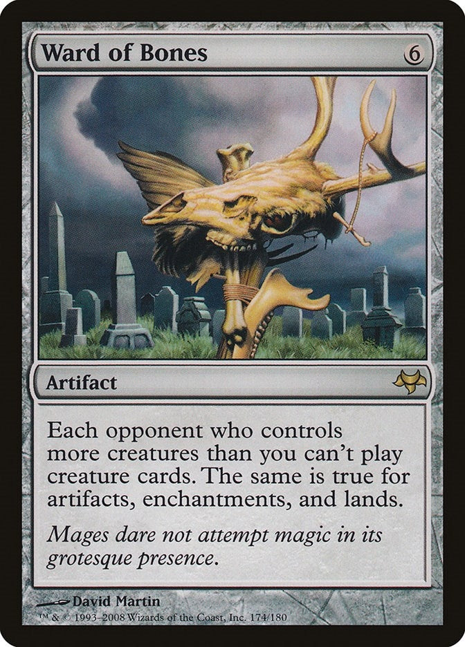 Image for Ward of Bones (174) (EVE) - Magic: The Gathering