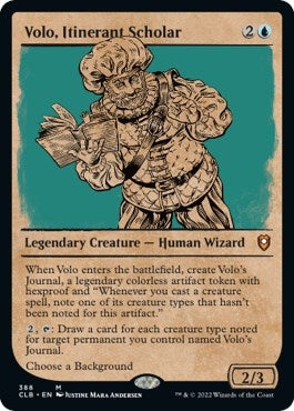 Image for Volo, Itinerant Scholar (Showcase) (388) (Commander Legends: Battle for Baldur's Gate) - Magic: The Gathering