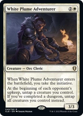 Image for White Plume Adventurer (49) (Commander Legends: Battle for Baldur's Gate) - Magic: The Gathering