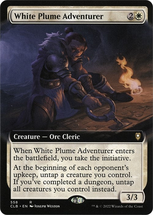 Image for White Plume Adventurer (Extended Art) (558) (Commander Legends: Battle for Baldur's Gate) - Magic: The Gathering